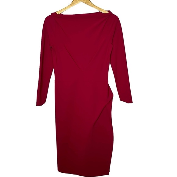 Chiara Boni La Petite Robe Bateau Neck Midi Dress Size 46 US 10 - Picture 11 of 11